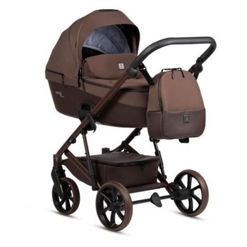 Универсальная коляска 2 в 1 Tutis Viva6 plus Essential Espresso